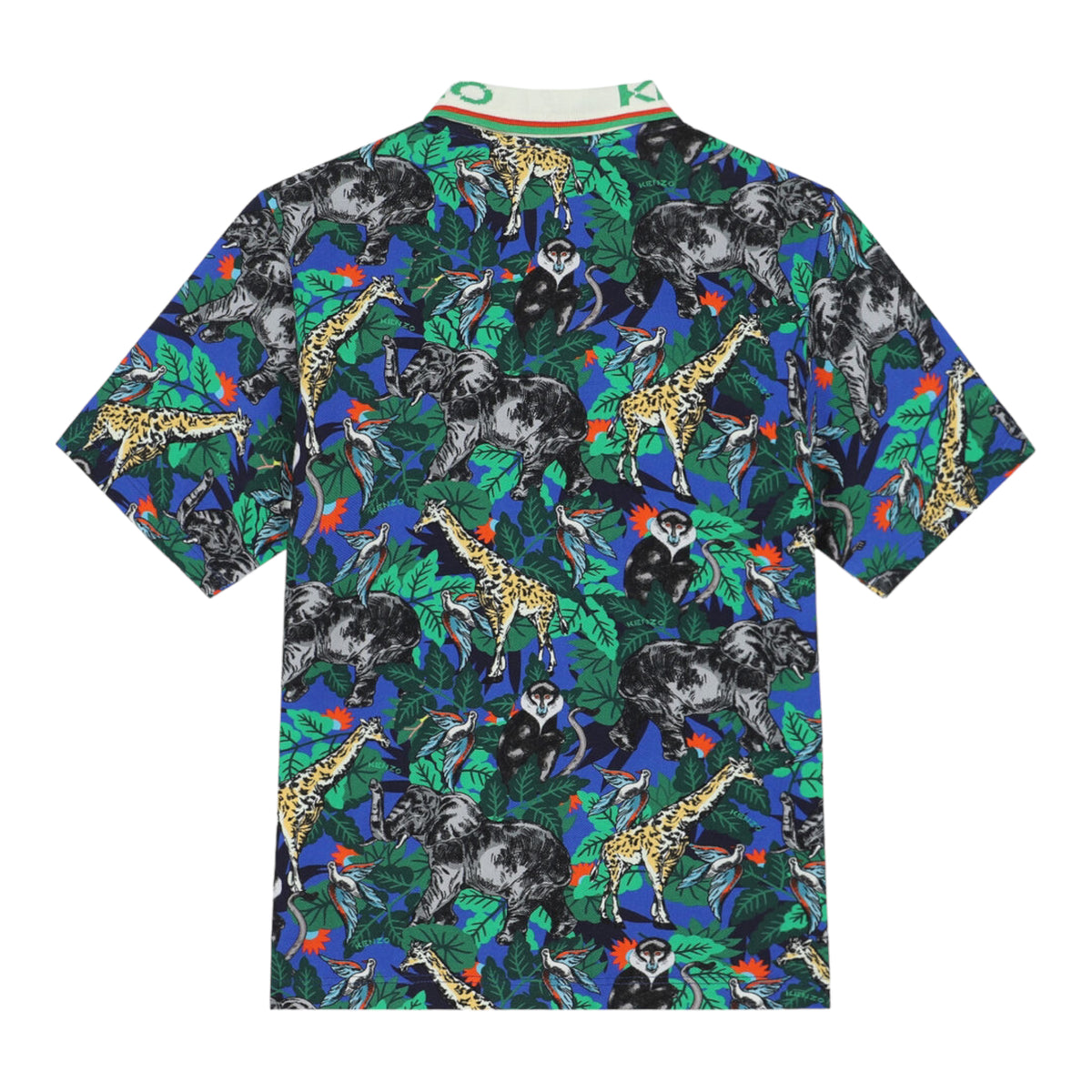 Kenzo Kids Jungle Print Polo Shirt