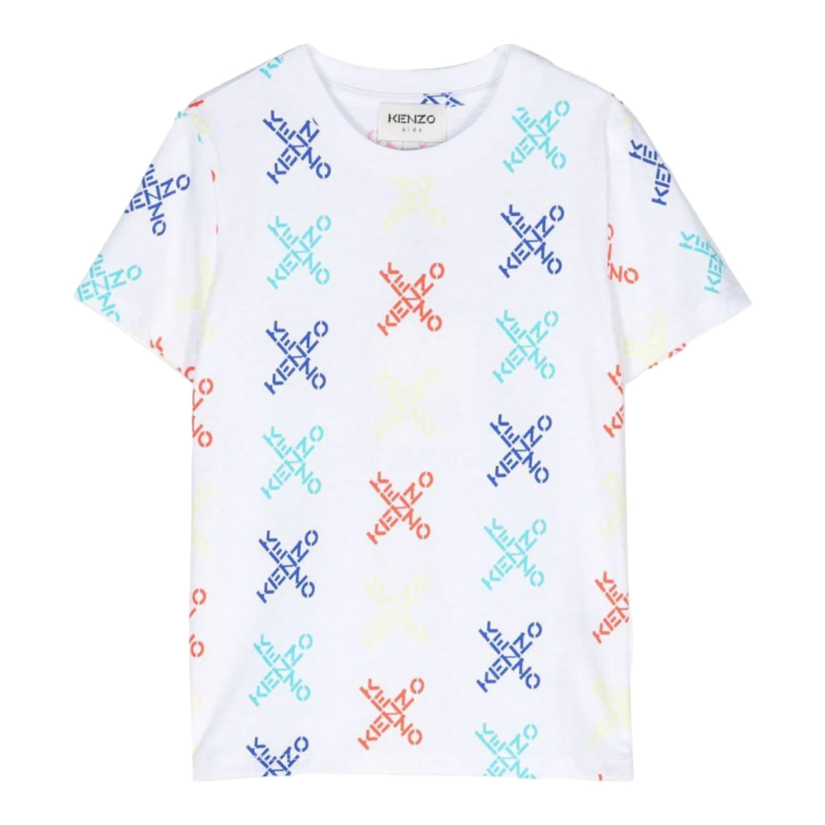 Kenzo Kids Cross Multi-Logo T-Shirt