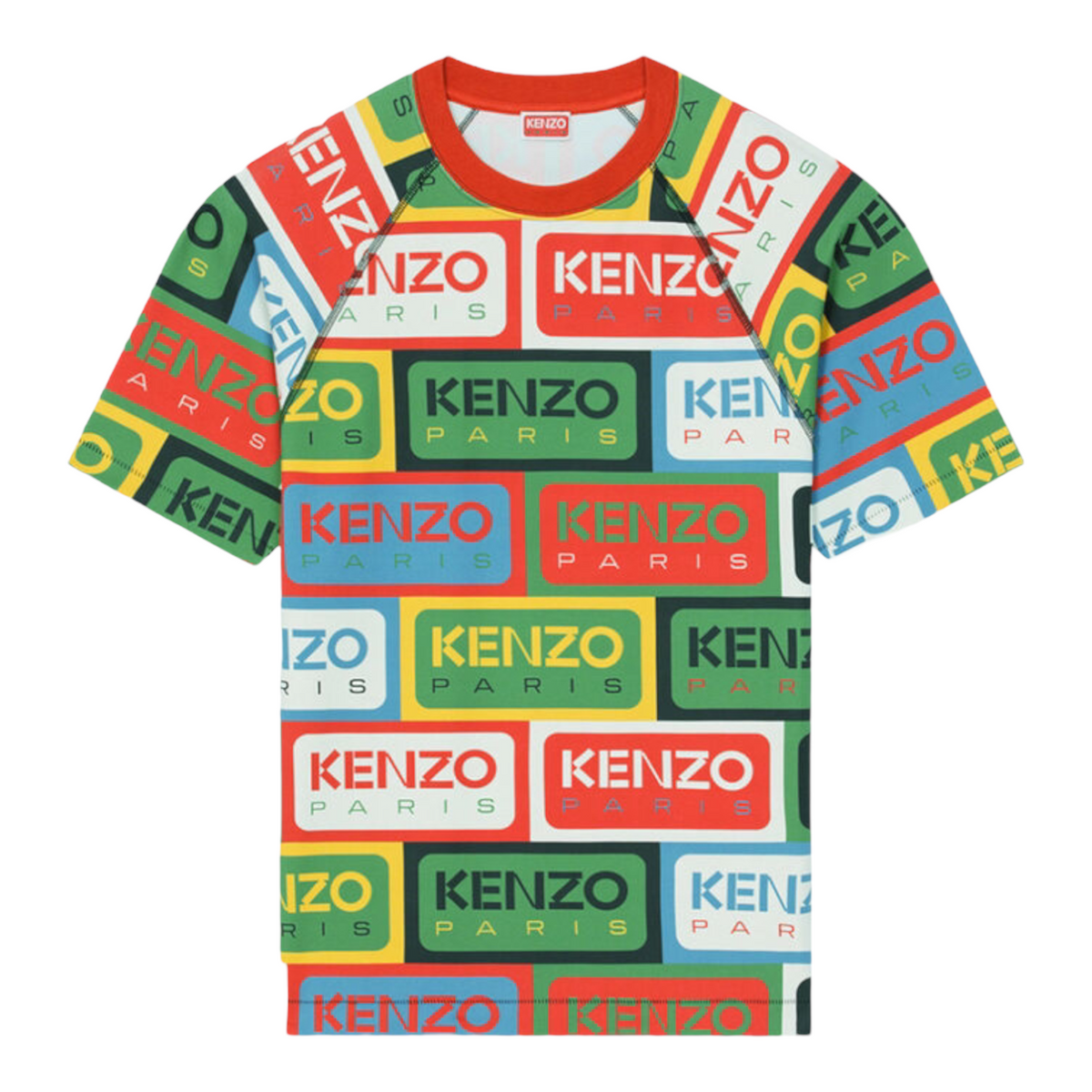 Kenzo Men's 'KENZO LABELS' Fitted T-Shirt