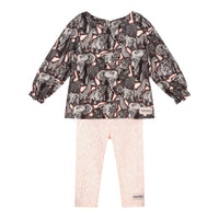 Kenzo Kids Toddler's All Over Elephant Print Shirt/Leggings Set