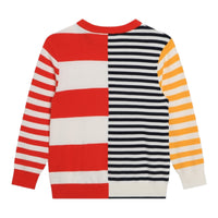 Kenzo Kids Colorblock Multi-Stripe Knit Sweater
