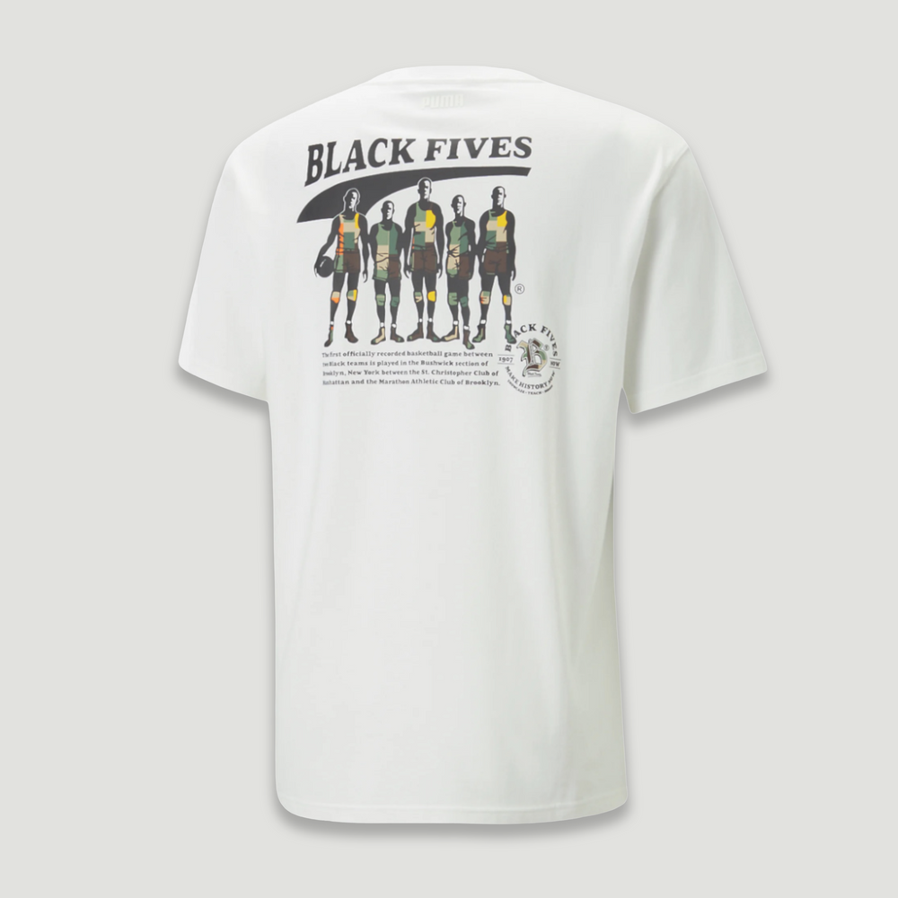 Puma Select Men's x BLACK FIVES Short Sleeve Basketball T-Shirt