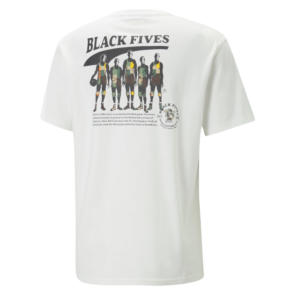 Puma Select Men's x BLACK FIVES Short Sleeve Basketball T-Shirt