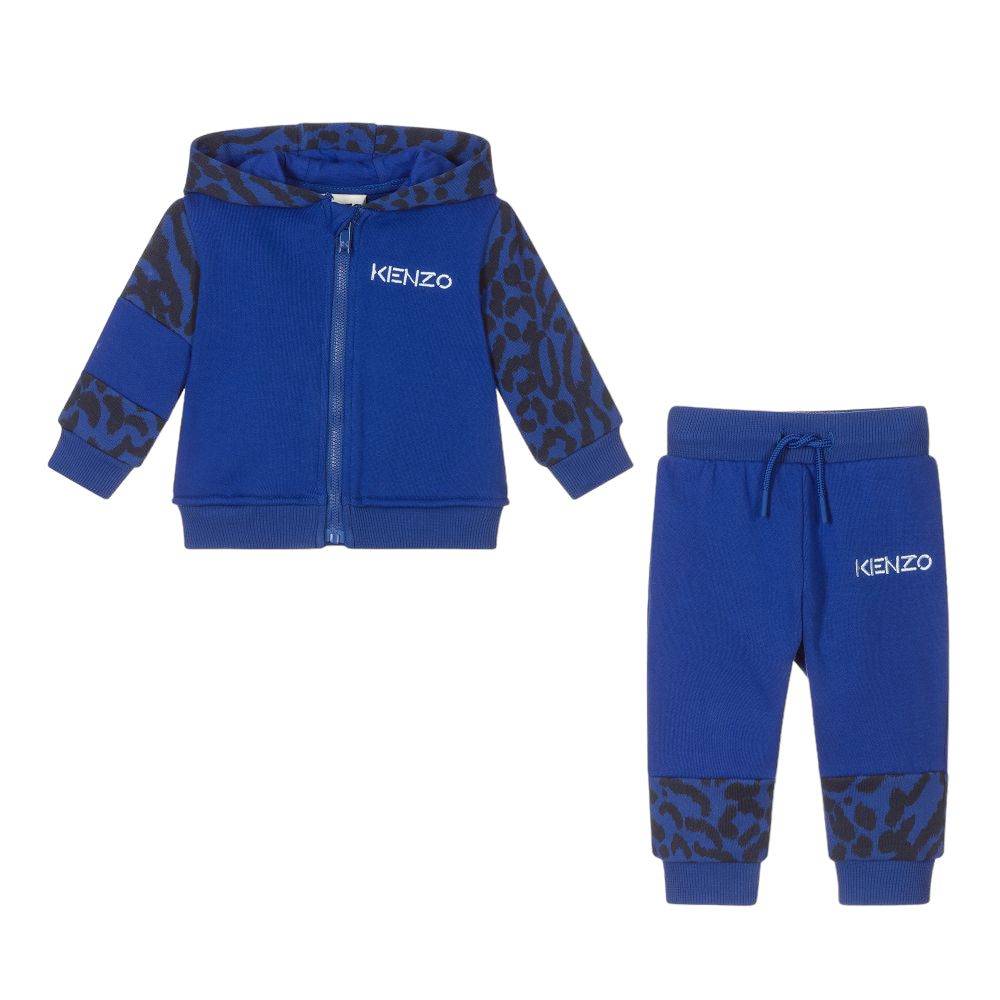 Kenzo Kids Toddler's Full Zip Hooded Sweatsuit