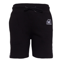 MDB Brand Kid's Logo Tape Shorts - Black w/ Basic Color Logo