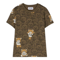 Moschino Kids Multi-Teddy Bear Logo T-Shirt