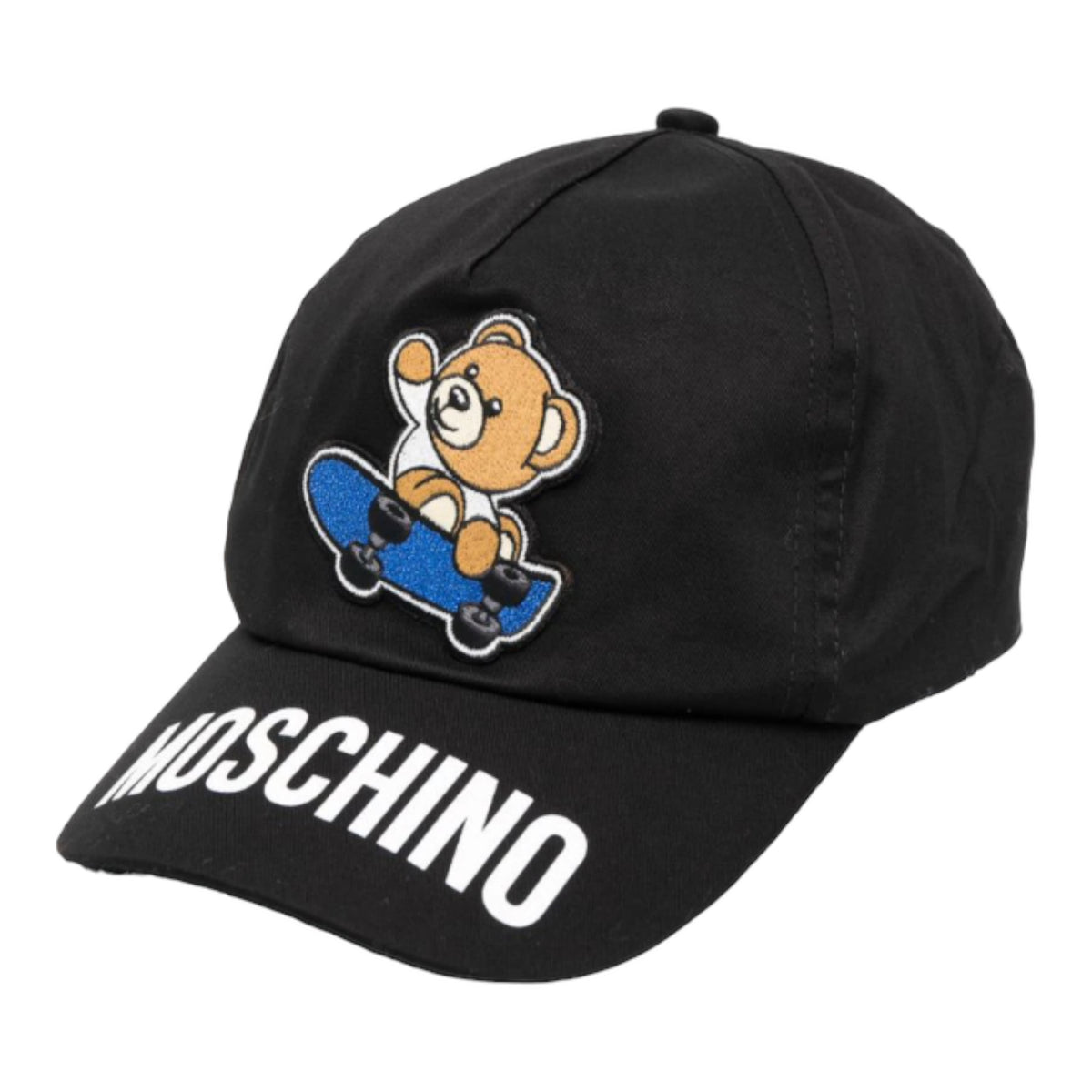 Moschino Kids Skateboard Bear Logo Adjustable Cap