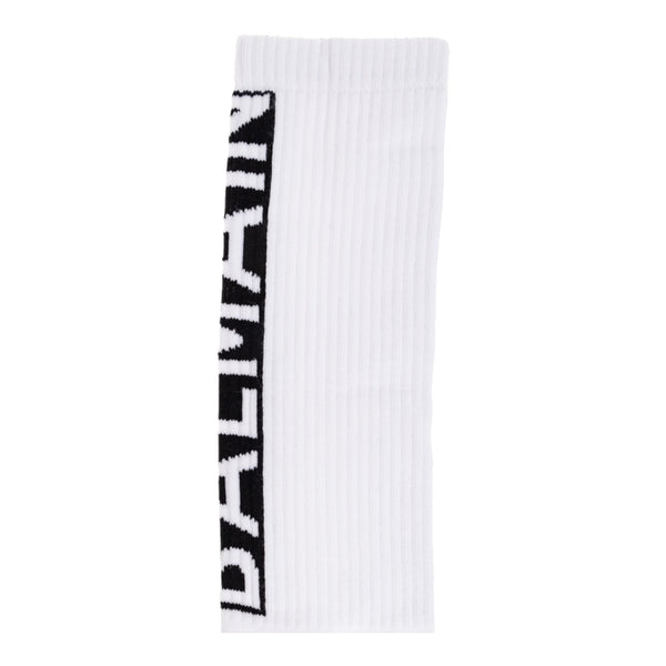 Balmain Kids Logo Knit Crew Socks