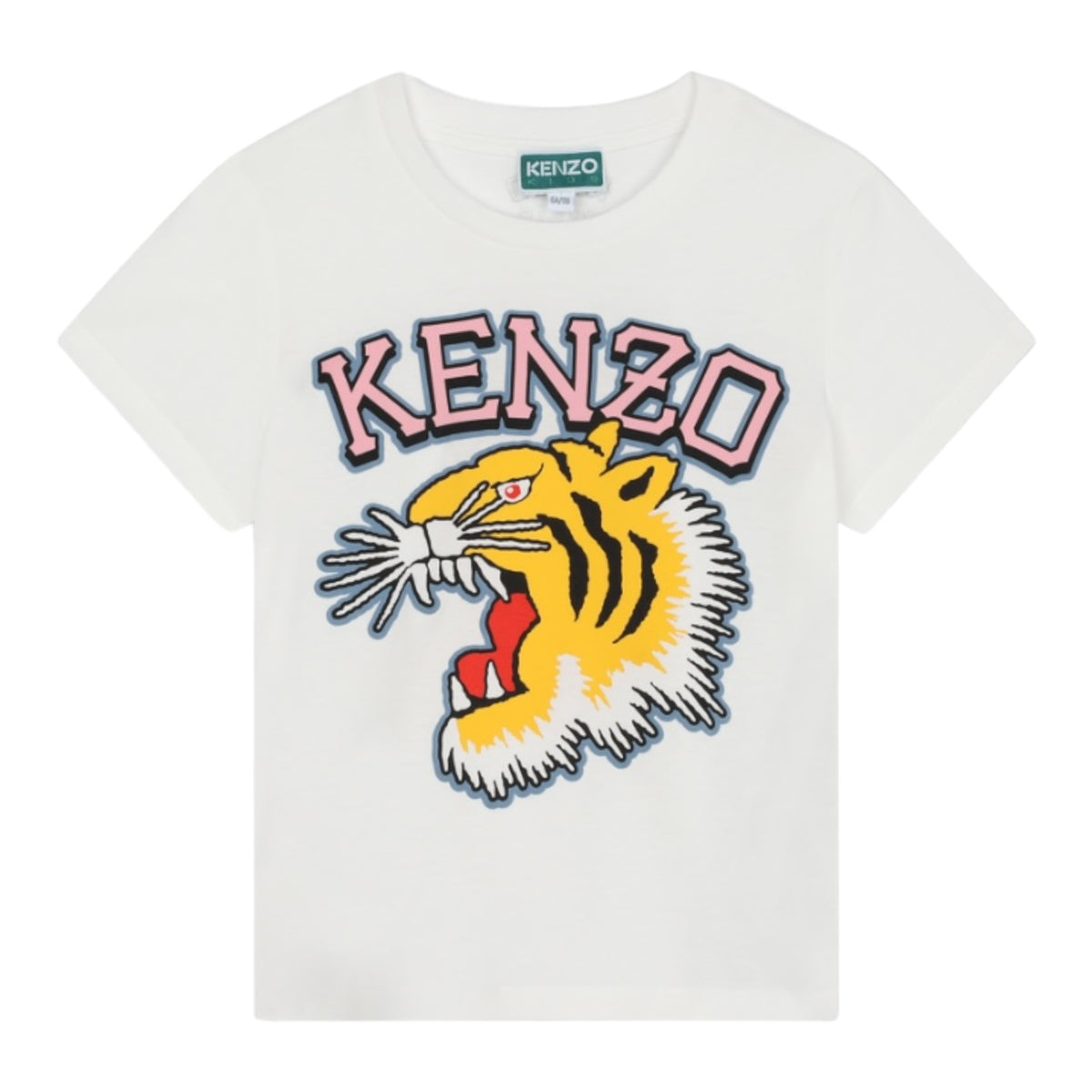 Kenzo Kids Varsity Tiger Short Sleeve T-Shirt