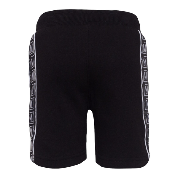MDB Brand Kids Logo Tape Shorts - Black w/ Basic Color Logo