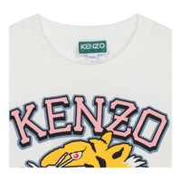 Kenzo Kids Varsity Tiger Short Sleeve T-Shirt