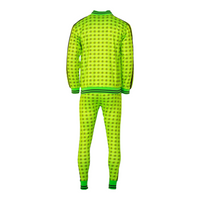 MDB Brand Men's All Over Monogram Logo Print Track Set - Neon Colors