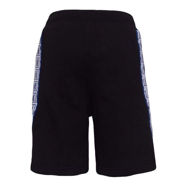 MDB Brand Kids Logo Tape Shorts - Black w/ Basic Color Logo
