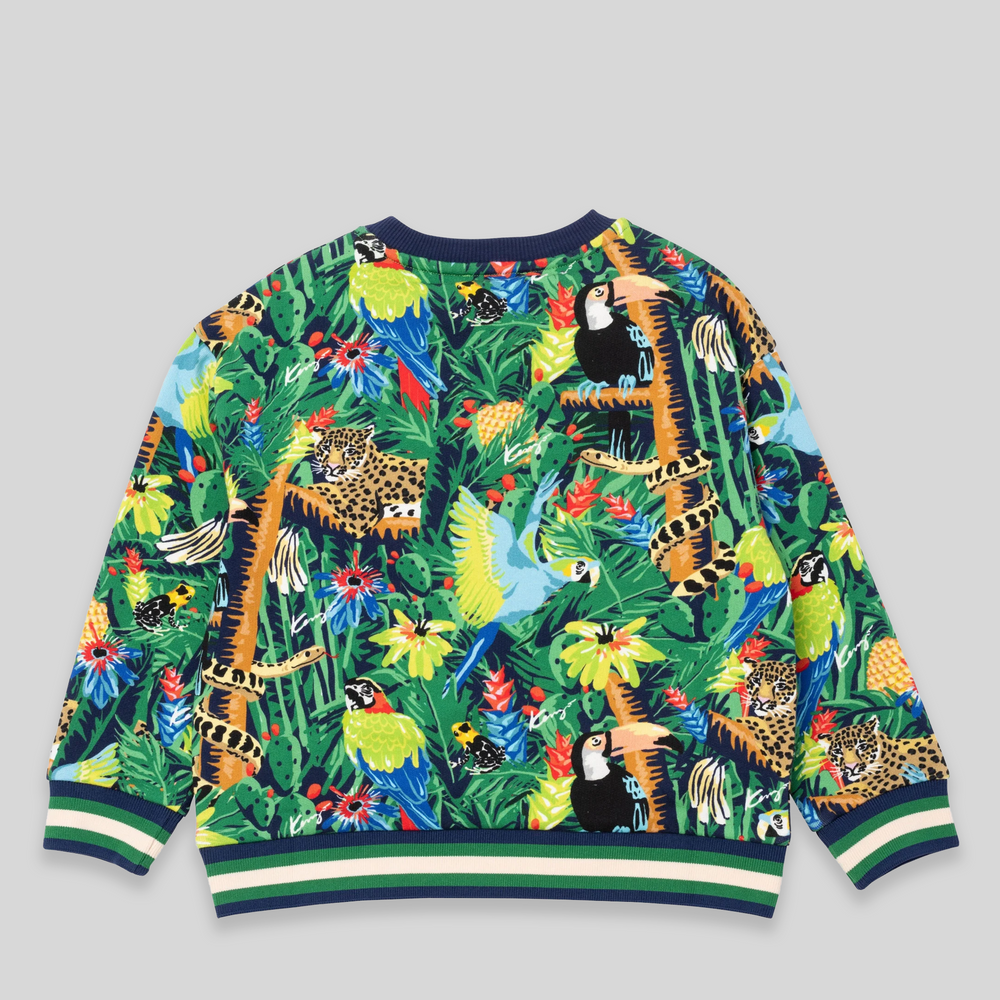 Kenzo Kids Tropical Print Sweatshirt