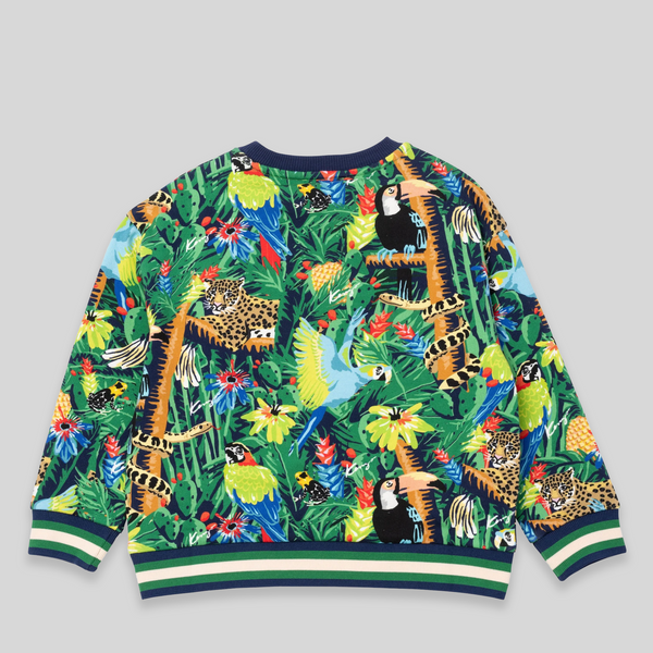 Kenzo Kids Tropical Print Sweatshirt