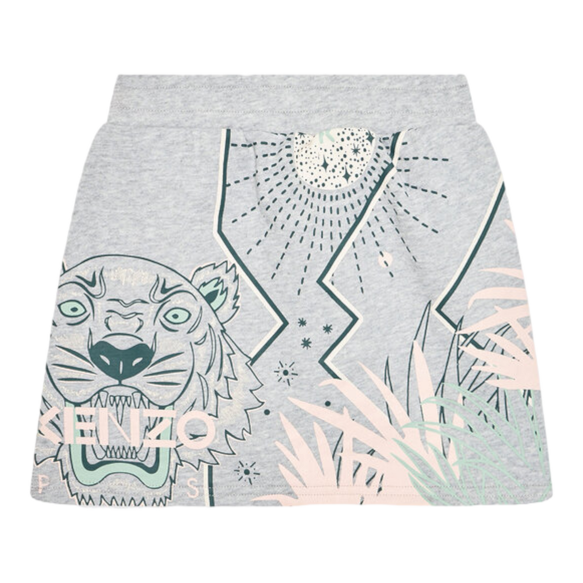 Kenzo Kids Tiger Logo Print Skirt