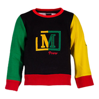 MDB Brand Black History Kid's Fleece Crewneck Sweatshirt