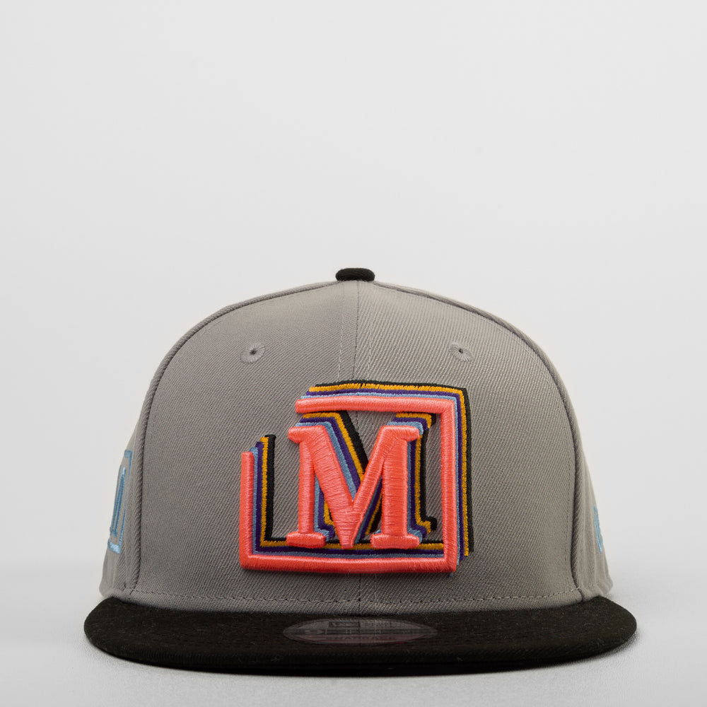 MDB Brand 9FIFTY Embroidered Multi "M" Snapback Cap