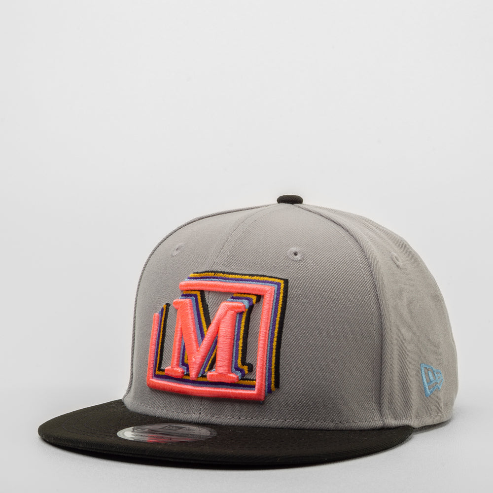 MDB Brand 9FIFTY Embroidered Multi "M" Snapback Cap