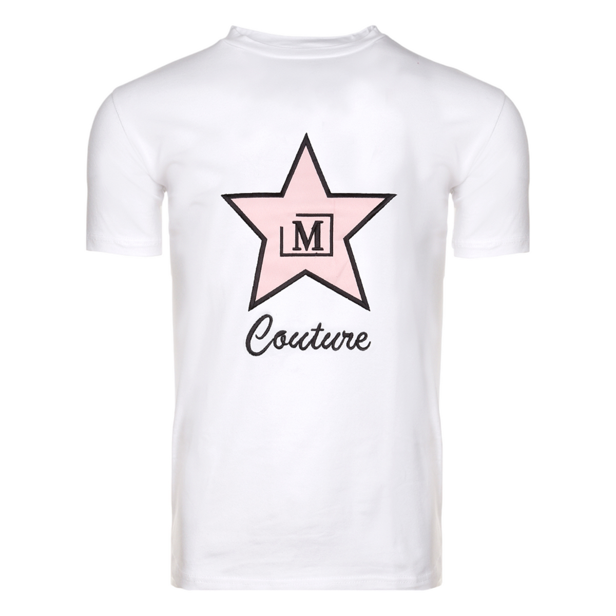 MDB Couture Kid's M-Star T-Shirt - Reverse White