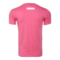 MDB Couture Men's Flocked M Logo T-Shirt - Pink