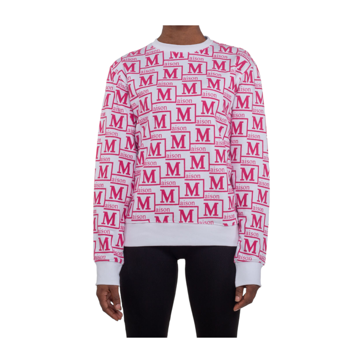 MDB Couture Women's Monogram Crewneck Sweatshirt