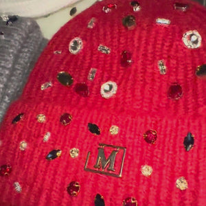MDB Brand Limited Edition Gemstone Beanie Skullcap