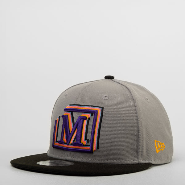 MDB Brand 9FIFTY Embroidered Multi "M" Snapback Cap