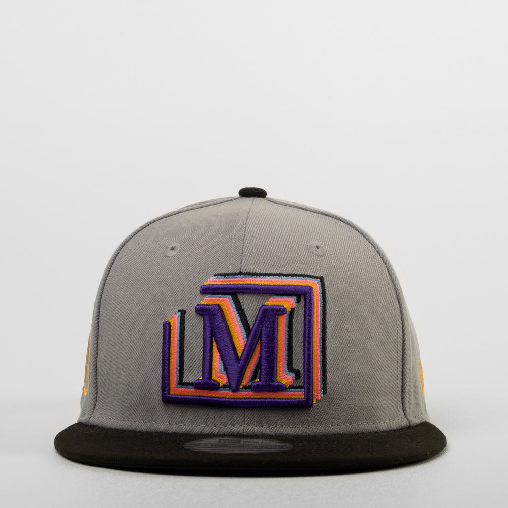MDB Brand 9FIFTY Embroidered Multi "M" Snapback Cap