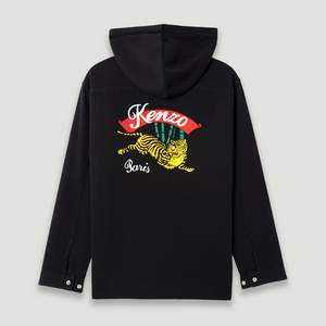 Kenzo Men's Bamboo Tiger Hoodie Shirt