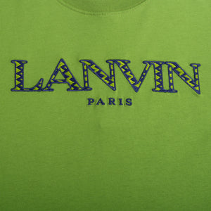 Lanvin Kids Zig-Zag Embroidered Logo T-Shirt