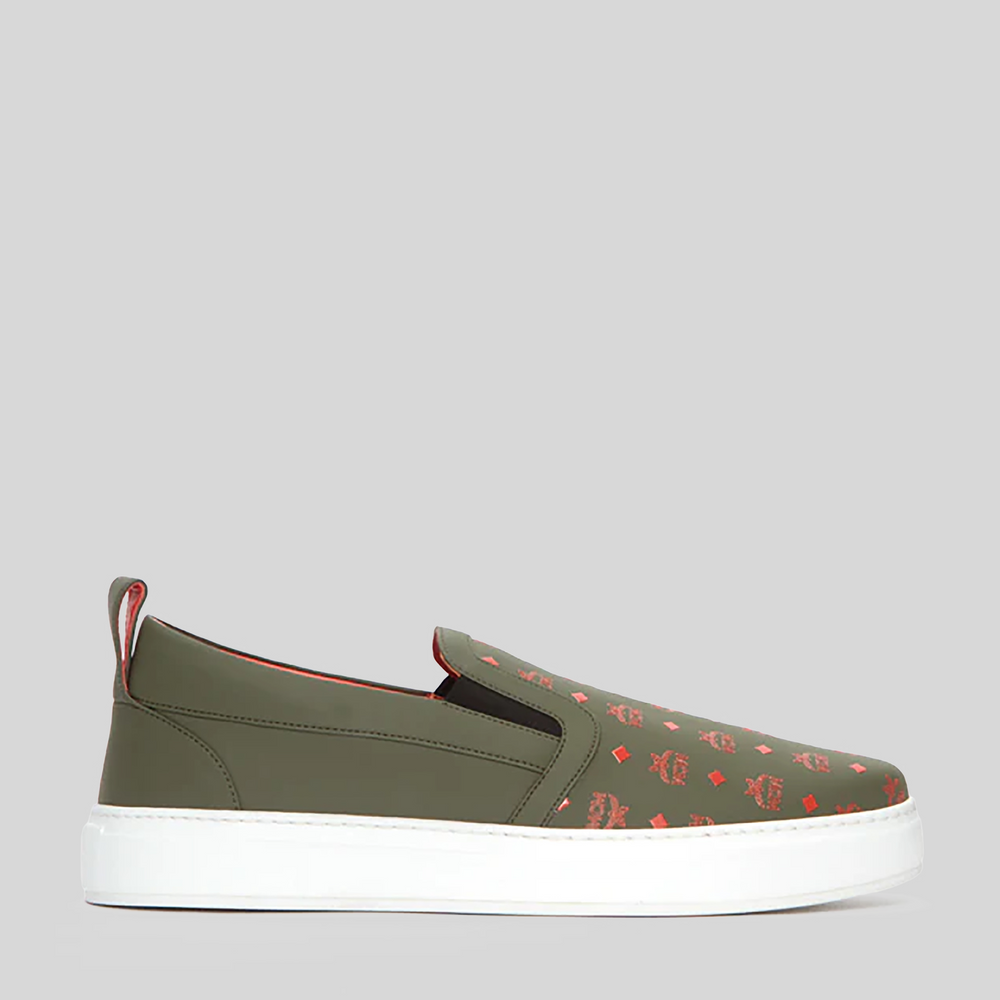 MCM Men's Visetos Slip-On Sneakers