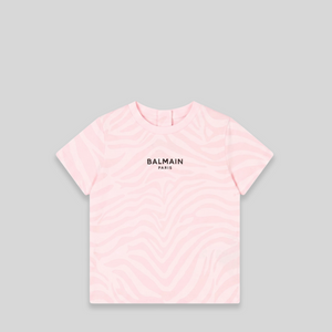 Balmain Kids Toddler's Zebra Print Graphic T-Shirt