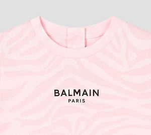 Balmain Kids Toddler's Zebra Print Graphic T-Shirt