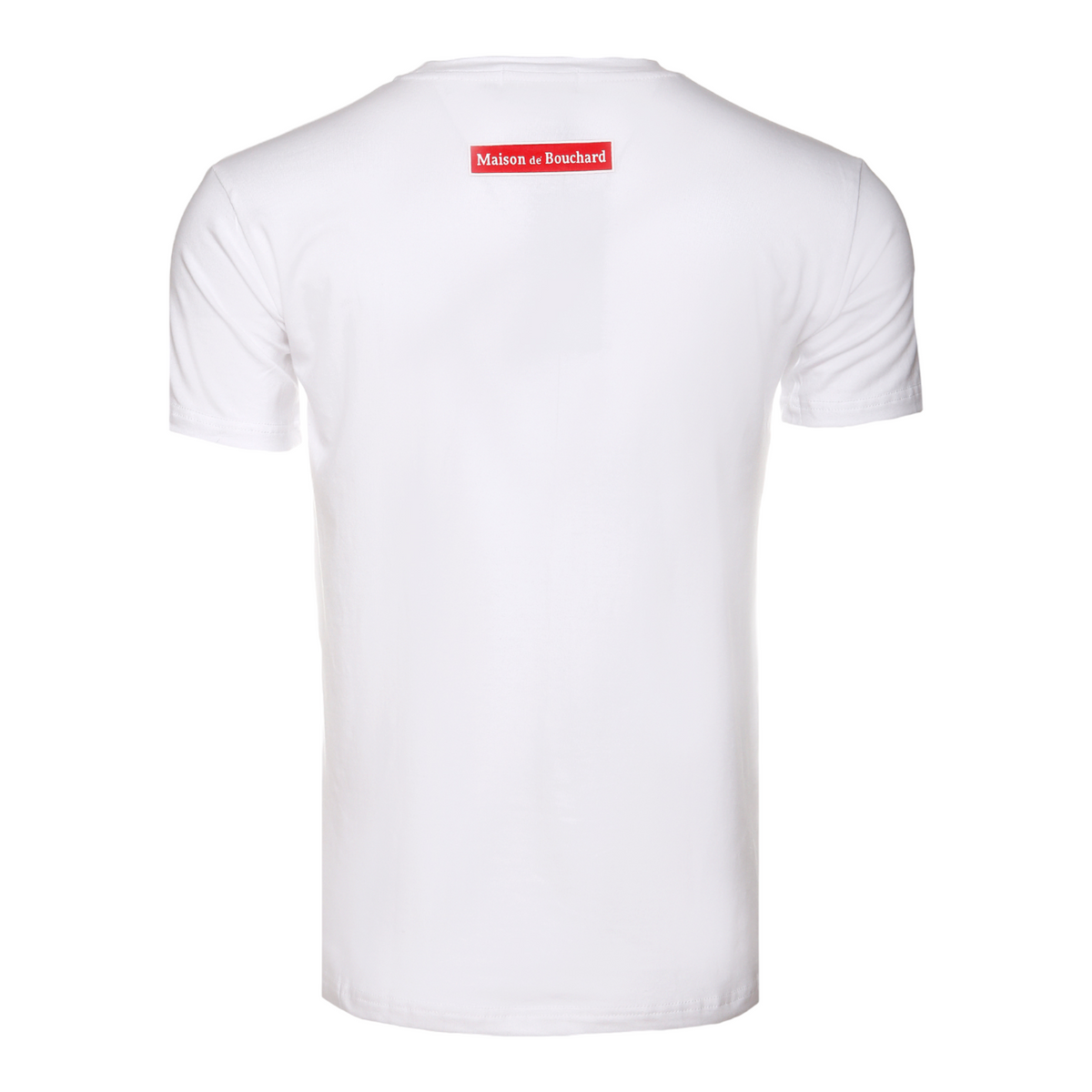 MDB Couture Men's Flocked M Logo T-Shirt - White