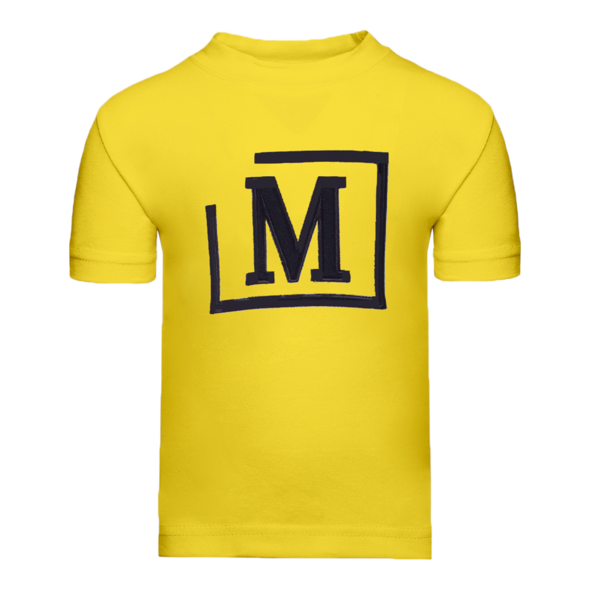 MDB Brand Kid's Classic M Embroidered Logo Tee - Warm Color