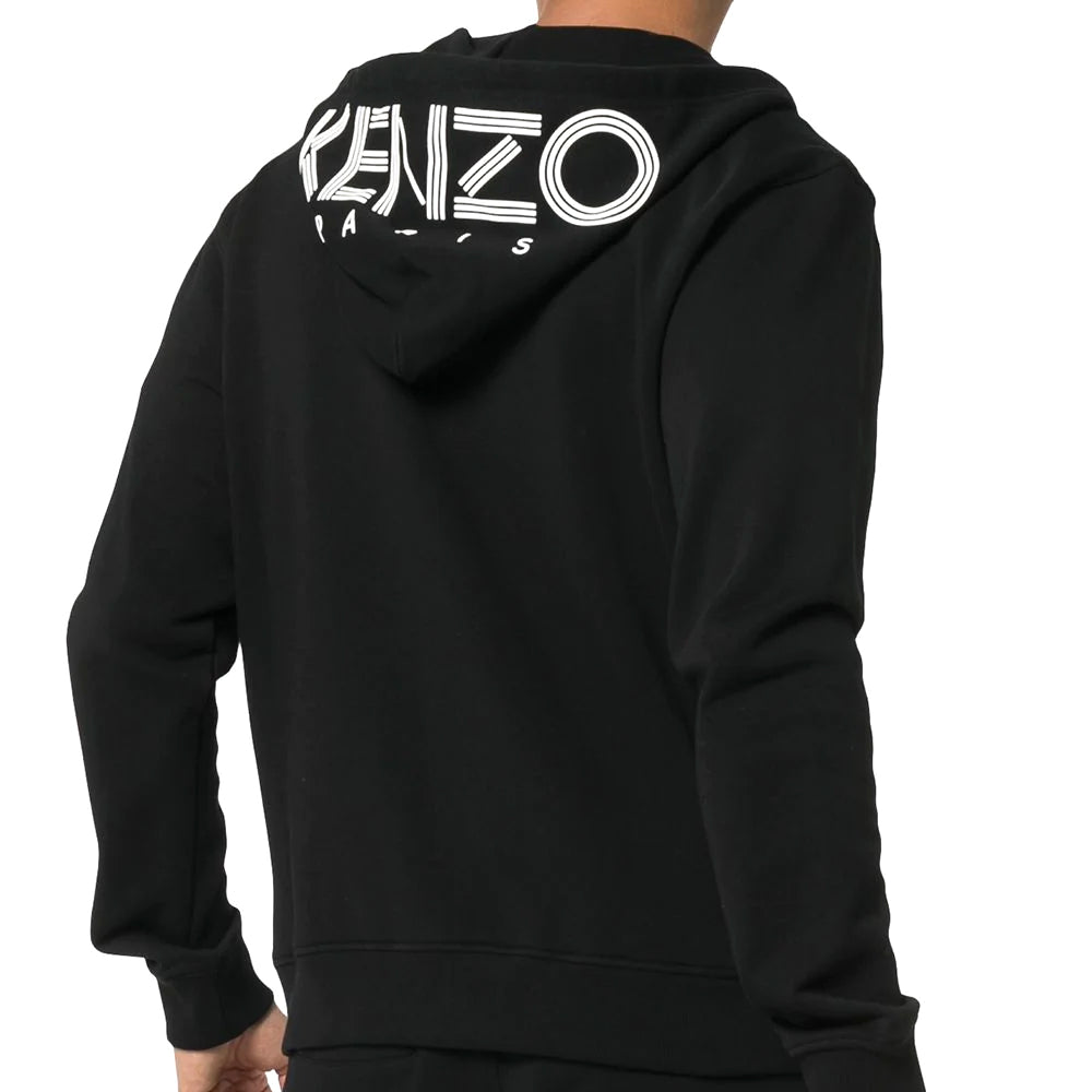 Kenzo Men's Logo Hooded Full Zip Sweatshirt