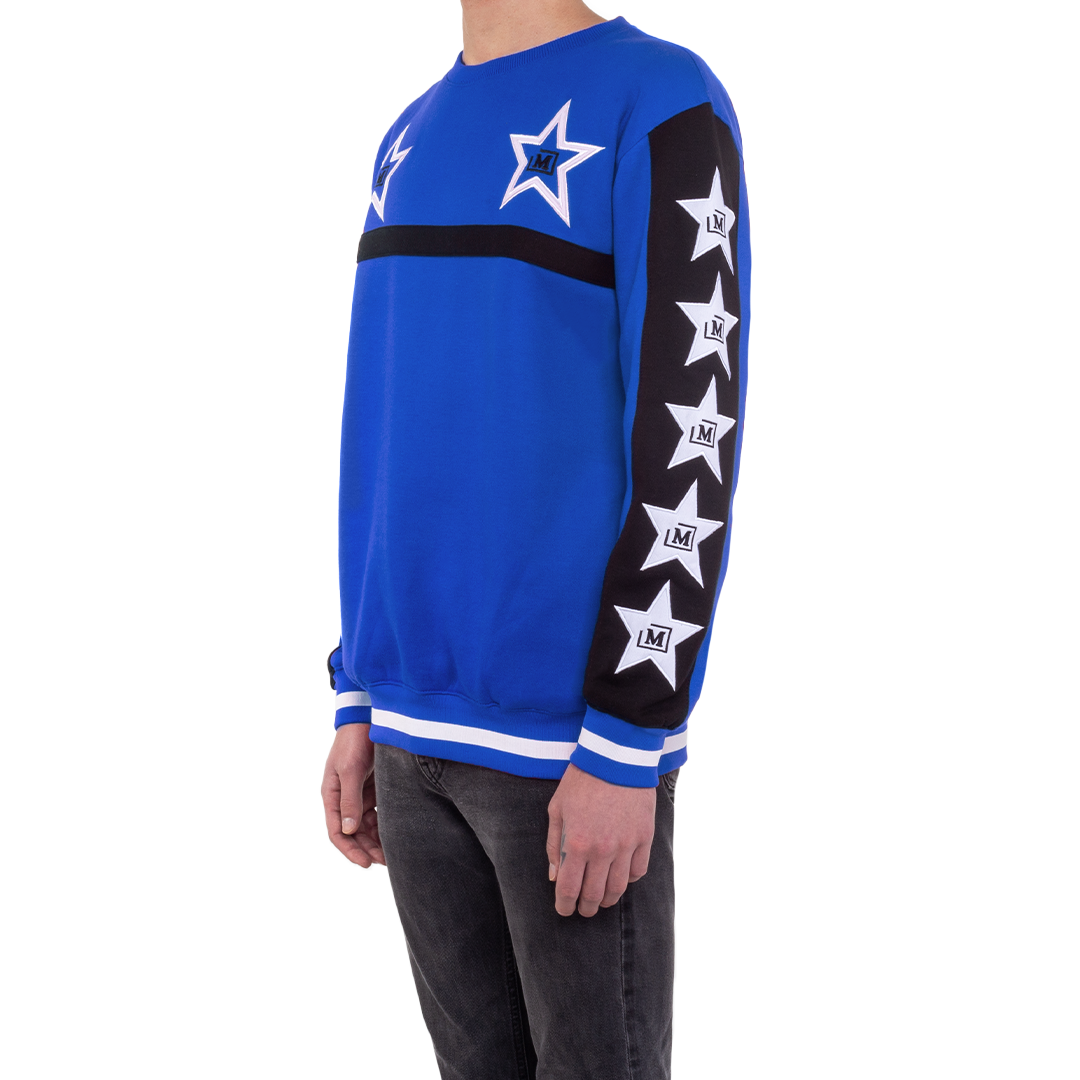 MDB Couture  Men's M-Star Crewneck Sweatshirt - Dark