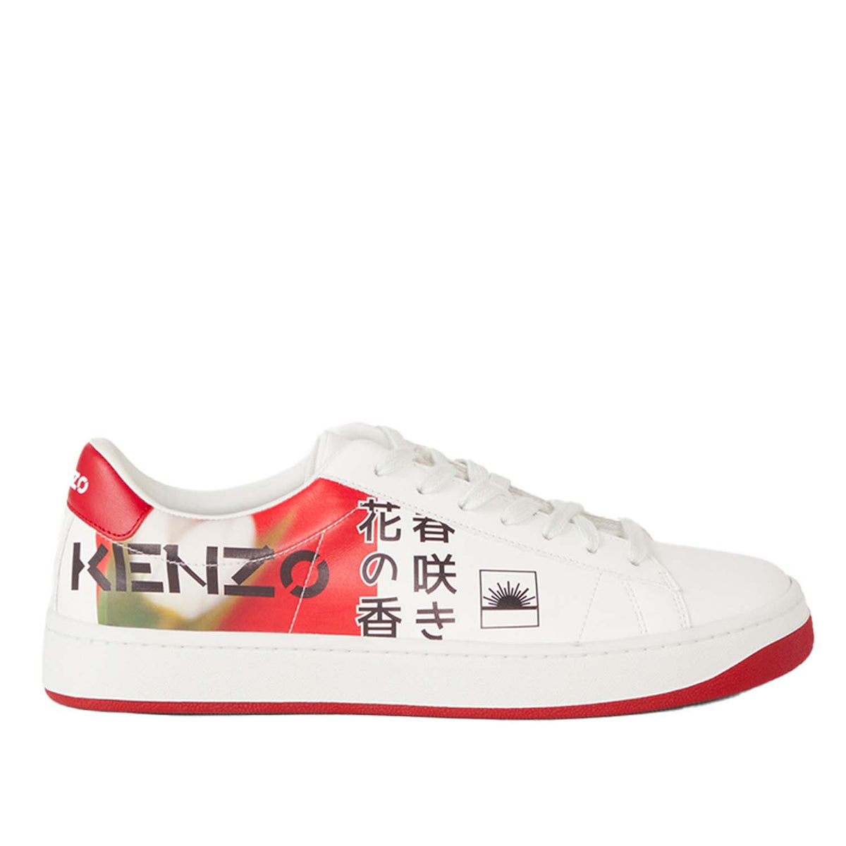 Kenzo Men's Kourt K Logo 'Floral' Sneakers
