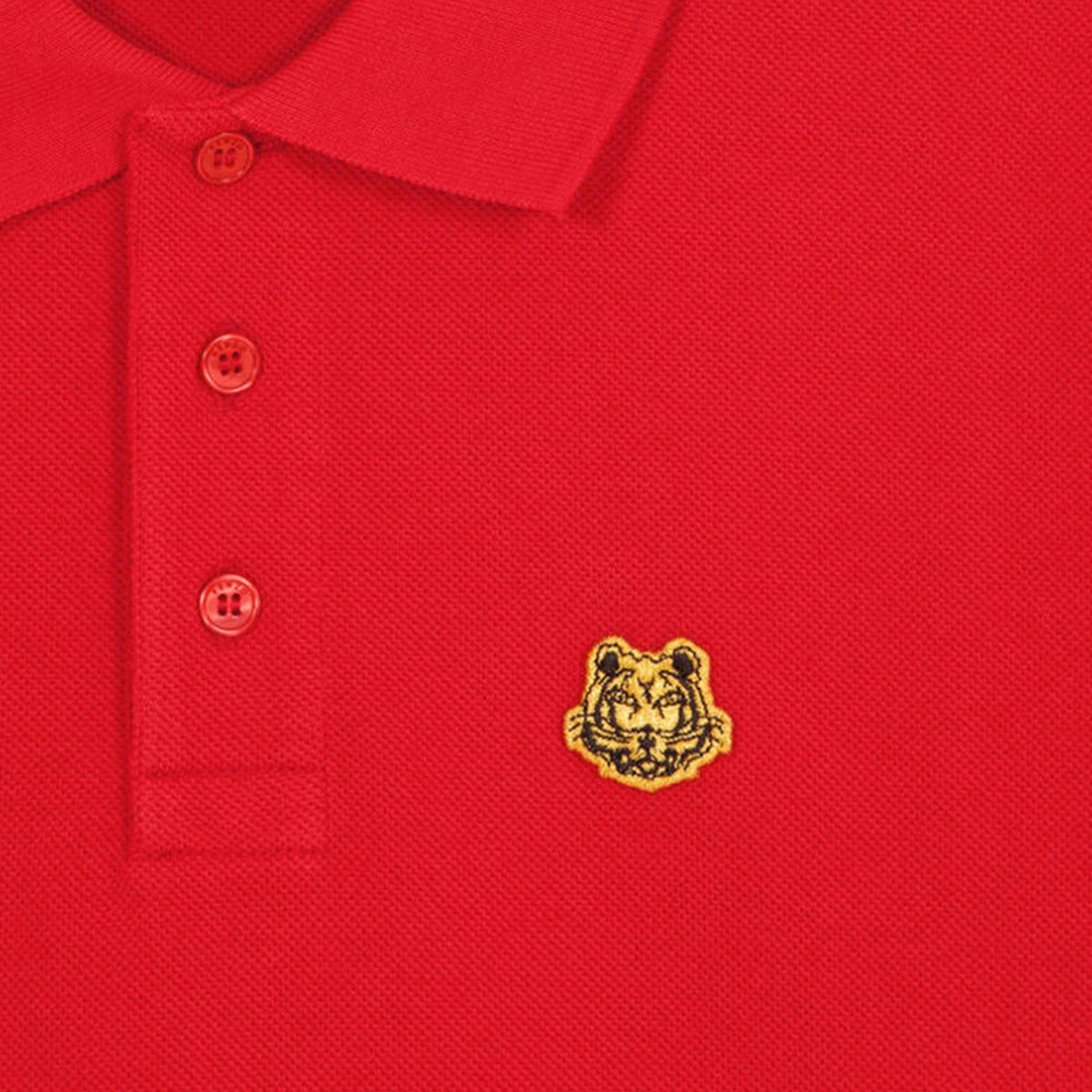 Kenzo Men's 'Year of The Tiger' Tiger Crest Polo Shirt