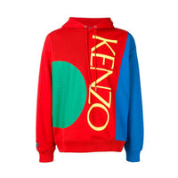 Kenzo Men's Contrast Panel Hoodie Sweatshirt