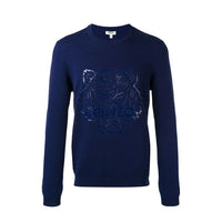 Kenzo Men's Silicone Tiger Patch Jumper Sweater