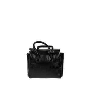 MCM Milla Pearl Studs Tote X Mini in Black