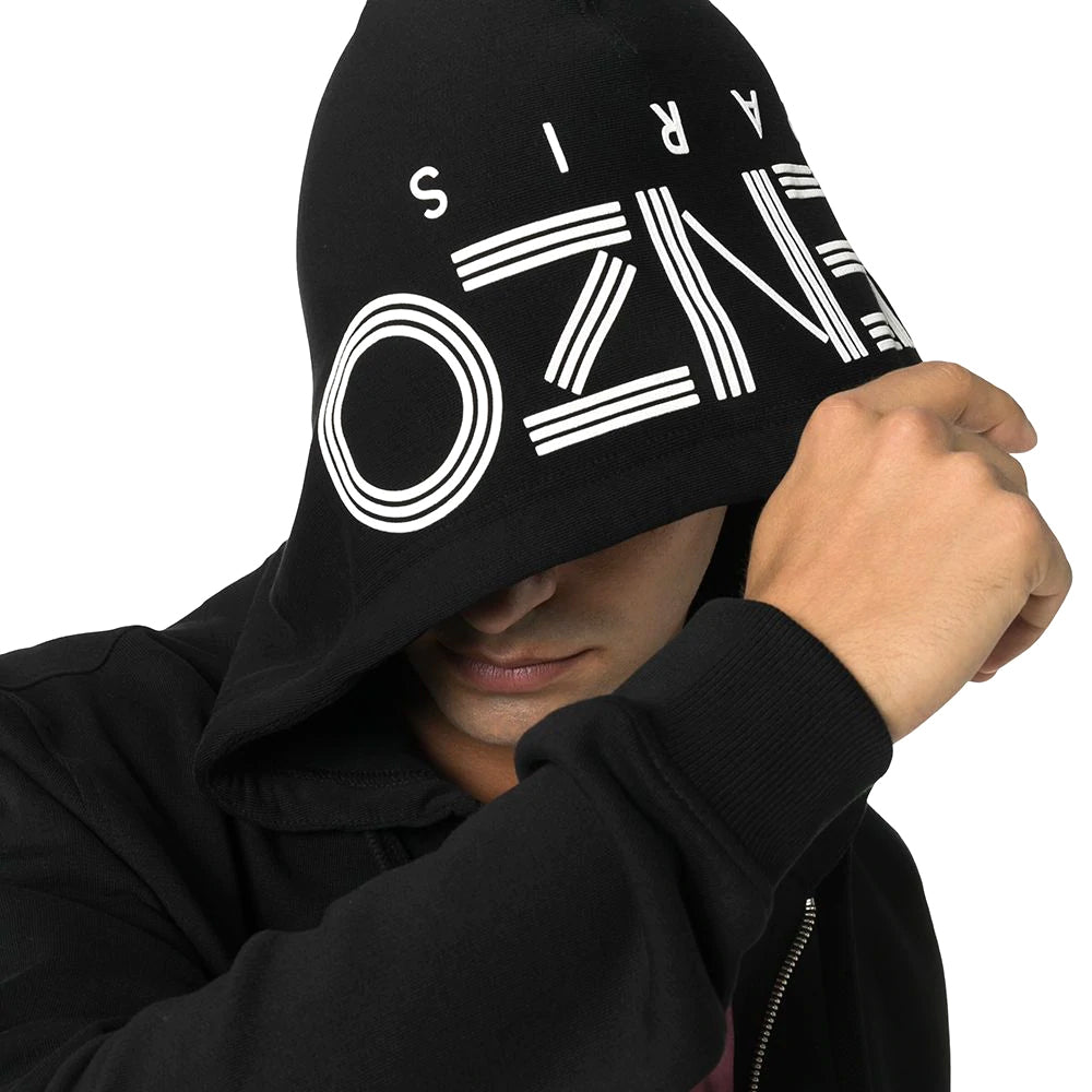 Kenzo Men's Logo Hooded Full Zip Sweatshirt