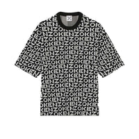 Kenzo Men's Oversize Monogram Short-Sleeve Jumper Shirt