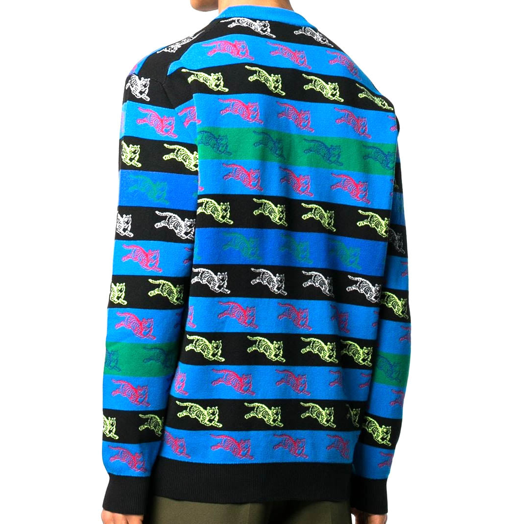 Kenzo Men's All-Over Jumping Tiger Print Sweater