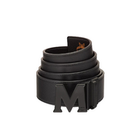 MCM Claus Matte M Reversible Belt in Embossed Leather