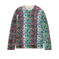 Kenzo Men's 'Blurred Flowers' Wool Jumper Sweater