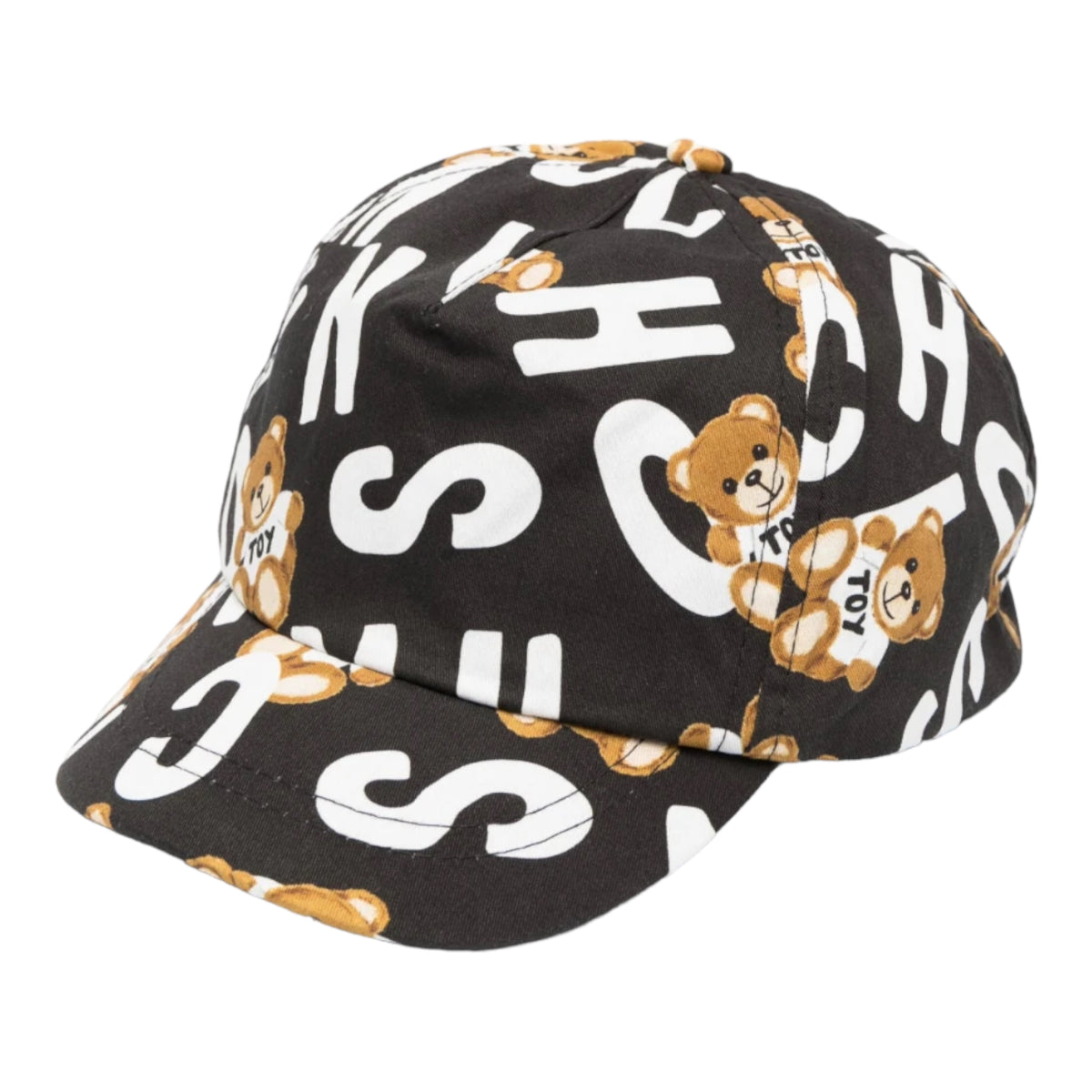 Moschino Kid's All Over Toy Bear Logo Cap