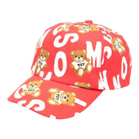Moschino Kid's All Over Toy Bear Logo Cap